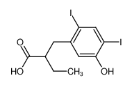 2-(5-hydroxy-2,4-diiodo-benzyl)-butyric acid CAS:99861-16-2 manufacturer & supplier