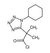 2-(1-cyclohexyl-1H-tetrazol-5-yl)-2-methyl-propionyl chloride CAS:99862-51-8 manufacturer & supplier