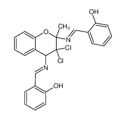 3,3-Dichloro-2,4-bis(2-hydroxyphenylmethylenamino)-2-methyl-2,3-dihydro-4H-1-benzopyran CAS:99875-20-4 manufacturer & supplier