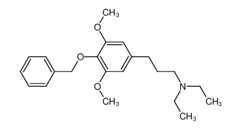 3-(4-benzyloxy-3,5-dimethoxyphenyl)-N,N-diethylpropylamine CAS:99878-72-5 manufacturer & supplier