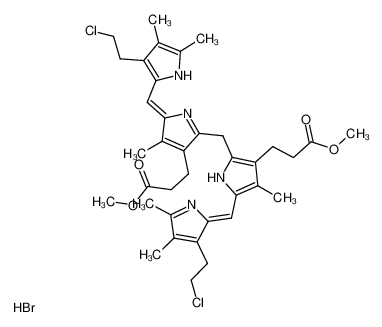 2,7-bis(2-chloroethyl)-4,5-bis(2-(methoxycarbonyl)ethyl)-1,1',3,6,8,8'-hexamethyl-a,c-biladiene dihydrobromide CAS:99885-14-0 manufacturer & supplier