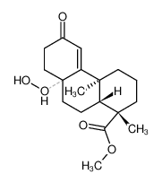 (1S,4aS,10aR)-8a-Hydroperoxy-1,4a-dimethyl-6-oxo-1,2,3,4,4a,6,7,8,8a,9,10,10a-dodecahydro-phenanthrene-1-carboxylic acid methyl ester CAS:99889-51-7 manufacturer & supplier