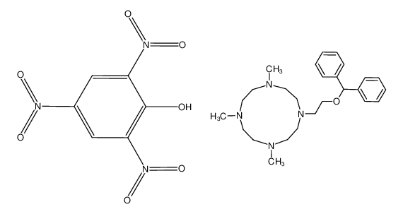 1-(2-Benzhydryloxy-ethyl)-4,7,10-trimethyl-1,4,7,10-tetraaza-cyclododecane; compound with picric acid CAS:99892-36-1 manufacturer & supplier