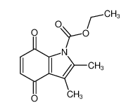 1-ethoxycarbonyl-4,7-dihydro-2,3-dimethylindole-4,7-dione CAS:99892-79-2 manufacturer & supplier