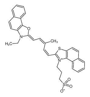 3-(2-(5-(3-ethylnaphtho[2,1-d]oxazol-2(3H)-ylidene)-3-methylpenta-1,3-dien-1-yl)naphtho[1,2-d]thiazol-1-ium-1-yl)propane-1-sulfonate CAS:99893-27-3 manufacturer & supplier