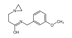 3-(aziridin-1-yl)-N-[(3-methoxyphenyl)methyl]propanamide CAS:99900-89-7 manufacturer & supplier