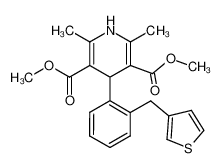 dimethyl 2,6-dimethyl-4-(2-(3-thienylmethyl)phenyl)-1,4-dihydropyridine-3,5-dicarboxylate CAS:99901-96-9 manufacturer & supplier