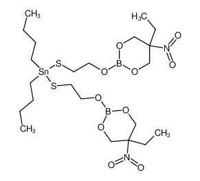 bis-[β-(5-ethyl-5-nitro-1,3,2-dioxaborinan-2-yl-oxy)ethylthio]-dibutyl tin CAS:99913-67-4 manufacturer & supplier