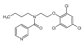 3-Pyridinecarboxamide, N-butyl-N-[2-(2,4,6-trichlorophenoxy)ethyl]- CAS:99914-31-5 manufacturer & supplier