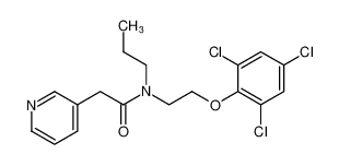 3-Pyridineacetamide, N-propyl-N-[2-(2,4,6-trichlorophenoxy)ethyl]- CAS:99914-35-9 manufacturer & supplier