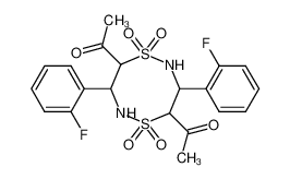 4,8-Diacetyl-3,7-bis(2-fluorphenyl)-1,5,2,6-dithiadiazocan-1,1,5,5-tetraoxid CAS:99922-45-9 manufacturer & supplier