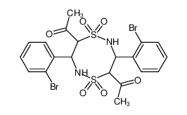 4,8-Diacetyl-3,7-bis(2-bromphenyl)-1,5,2,6-dithiadiazocan-1,1,5,5-tetraoxid CAS:99922-46-0 manufacturer & supplier