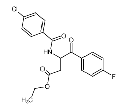 3-(4-Chloro-benzoylamino)-4-(4-fluoro-phenyl)-4-oxo-butyric acid ethyl ester CAS:99923-57-6 manufacturer & supplier