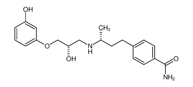 4-((R)-3-(((S)-2-hydroxy-3-(3-hydroxyphenoxy)propyl)amino)butyl)benzamide CAS:99932-58-8 manufacturer & supplier