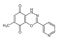 6-Methyl-3-pyridin-3-yl-1H-benzo[1,3,4]oxadiazine-5,8-dione CAS:99933-74-1 manufacturer & supplier