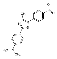 Dimethyl-{4-[4-methyl-5-(4-nitro-phenyl)-thiazol-2-yl]-phenyl}-amine CAS:99941-59-0 manufacturer & supplier