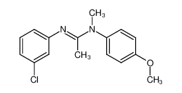 N'-(3-Chloro-phenyl)-N-(4-methoxy-phenyl)-N-methyl-acetamidine CAS:99942-81-1 manufacturer & supplier