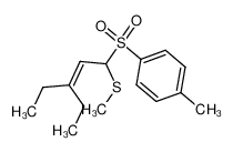 3-ethyl-1-(methylthio)-2-penten-1-yl p-tolyl sulfone CAS:99946-68-6 manufacturer & supplier