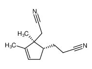 3-((1R,2S)-2-(cyanomethyl)-2,3-dimethylcyclopent-3-en-1-yl)-propionitrile CAS:99947-30-5 manufacturer & supplier