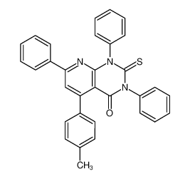 1,3,7-Triphenyl-2-thioxo-5-p-tolyl-2,3-dihydro-1H-pyrido[2,3-d]pyrimidin-4-one CAS:99955-94-9 manufacturer & supplier