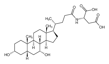 L-Aspartic acid, N-[(3a,5b,7a)-3,7-dihydroxy-24-oxocholan-24-yl]- CAS:99956-34-0 manufacturer & supplier