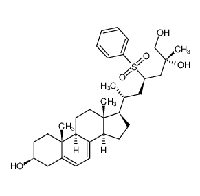 Cholesta-5,7-diene-3,25,26-triol, 23-(phenylsulfonyl)-, (3b,23R,25R)- CAS:99956-40-8 manufacturer & supplier