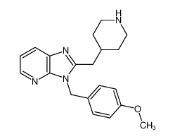 3-[(4-methoxyphenyl)methyl]-2-(4-piperidinylmethyl)-3H-imidazo[4,5-b]pyridine CAS:99960-47-1 manufacturer & supplier