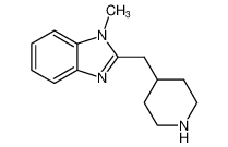 1H-Benzimidazole, 1-methyl-2-(4-piperidinylmethyl)- CAS:99960-57-3 manufacturer & supplier