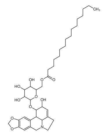 2-hydroxy-2,4,5,7,12b,12c-hexahydro-1H-[1,3]dioxolo[4,5-j]pyrrolo[3,2,1-de]phenanthridin-1-yl 6-O-hexadecanoylhexopyranoside CAS:99964-81-5 manufacturer & supplier