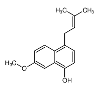 1-Naphthalenol, 7-methoxy-4-(3-methyl-2-butenyl)- CAS:99964-95-1 manufacturer & supplier