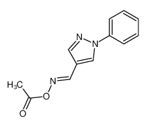 1-phenyl-1H-pyrazole-4-carbaldehyd-(O-acetyl-(E)-oxime ) CAS:99989-15-8 manufacturer & supplier