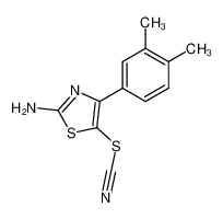 4-(3,4-dimethyl-phenyl)-5-thiocyanato-thiazol-2-ylamine CAS:99989-83-0 manufacturer & supplier